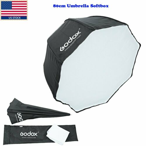 Us Godox Octagon Softbox 80cm/31" Inch Umbrella F Flash Speedlight Store Light