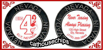 Big Four Ranch Ranch Ely Nv   Brothel  Whorehouse Cathouse Silver Coin
