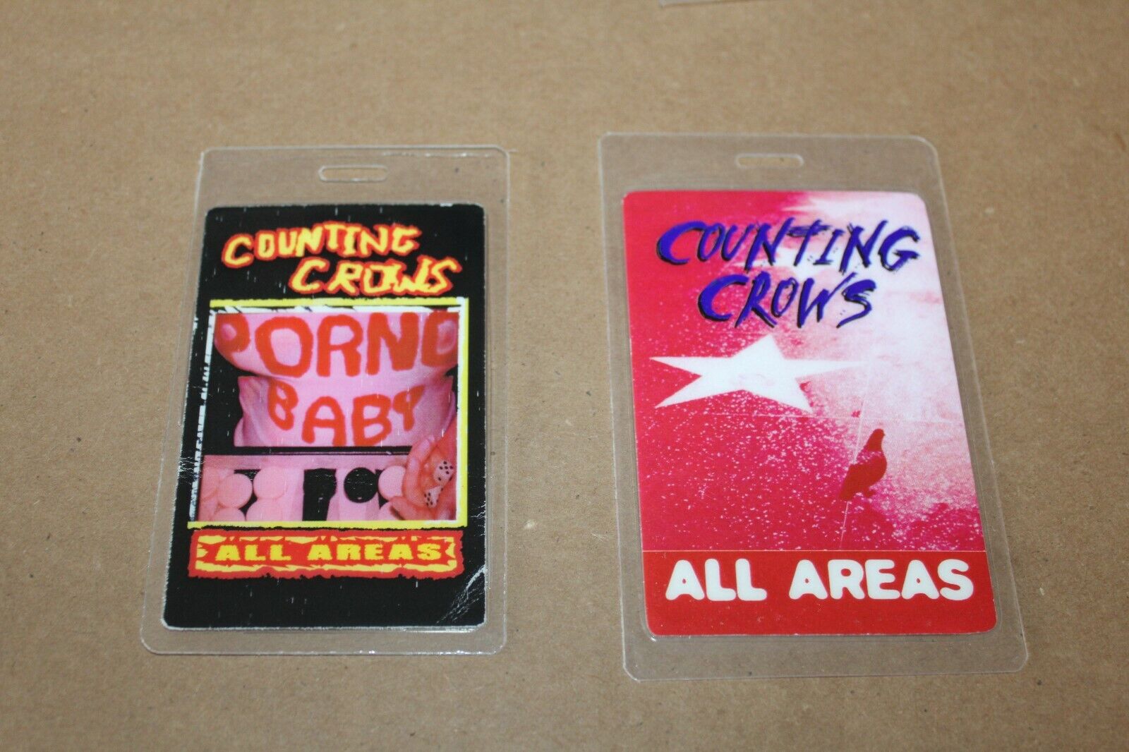 Counting Crows - 2 X Laminated Backstage Pass - Lot # 6  -  Free Postage
