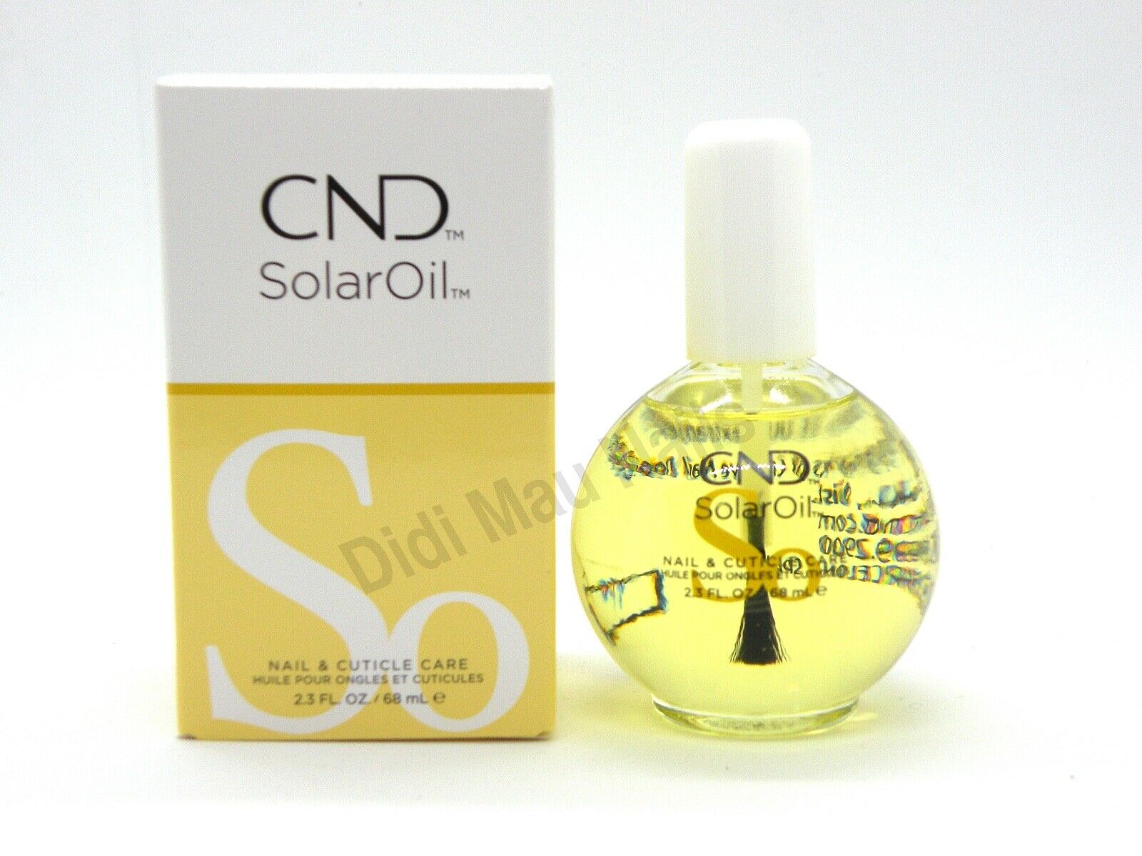 Cnd Essentials Solar Oil Nail Cuticle Conditioner Treatment 2.3 Oz New Bottle