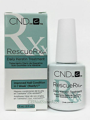 Cnd Rescue Rxx Daily Keratin Treatment Improve Nail Condition 0.5oz/15ml - 90763