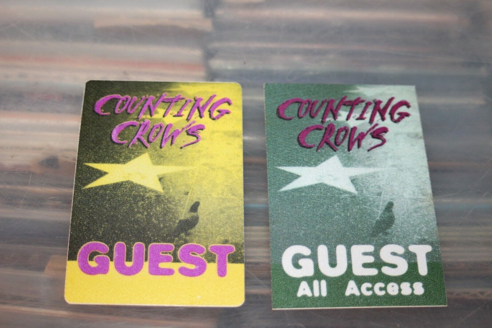 Counting Crows  - 2x Backstage Pass - Unused - Free Shipping - Lot#07