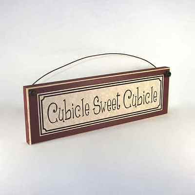 Funny Office Signs Cubicle Sweet Cubicle Desk Plaque Work Decor Decorations