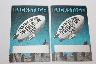 Counting Crows   -  2x  Backstage Pass   - Free Postage -